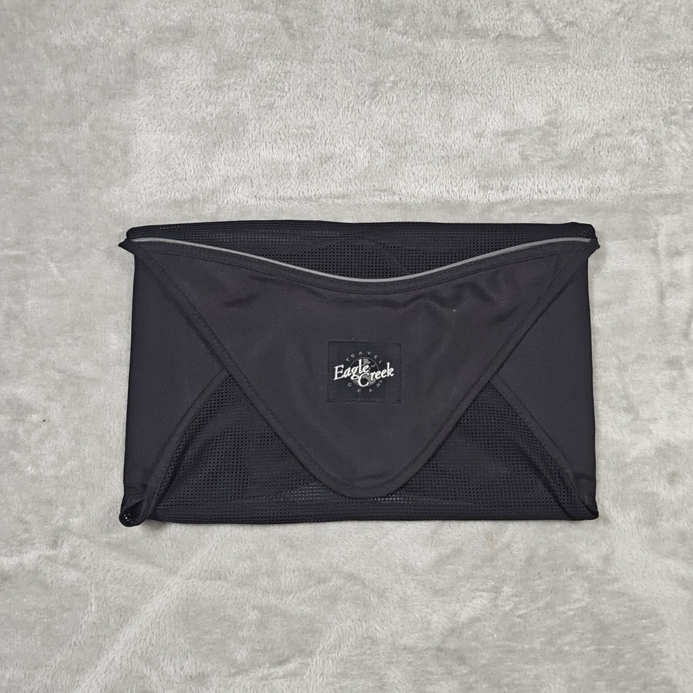 Eagle Creek Pack It Folder Black Garment 15x9.5 Travel Organizer Envelope